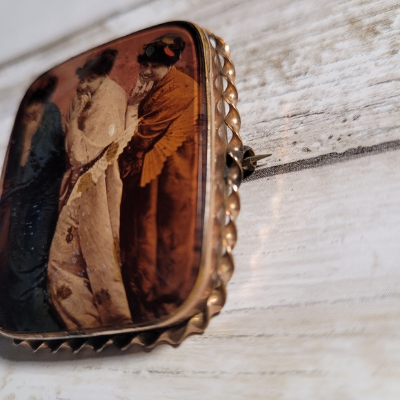 Rare vintage 1890 - 1910 French brooch - Picture 2 of 8